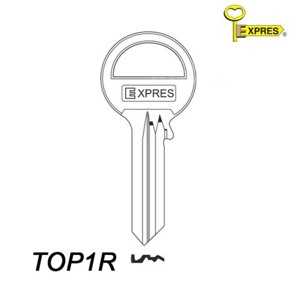 Expres 207 - klucz surowy mosiężny - TOP1R