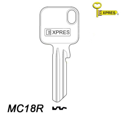Expres 224 - klucz surowy mosiężny - MC18R