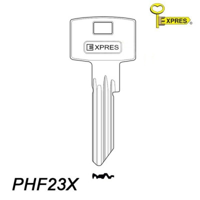 Expres 246 - klucz surowy mosiężny - PHF23X