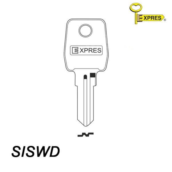 Expres 254 - klucz surowy mosiężny - SISWD