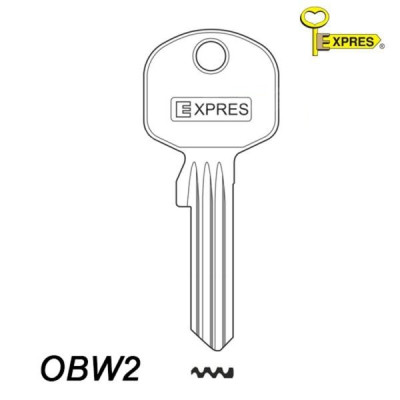 Expres 258 - klucz surowy mosiężny - OBW2