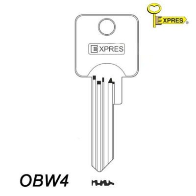 Expres 259 - klucz surowy mosiężny - OBW4