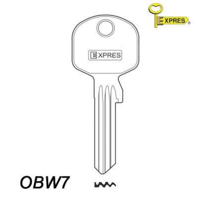Expres 261 - klucz surowy mosiężny - OBW7