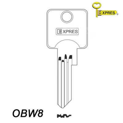 Expres 262 - klucz surowy mosiężny - OBW8