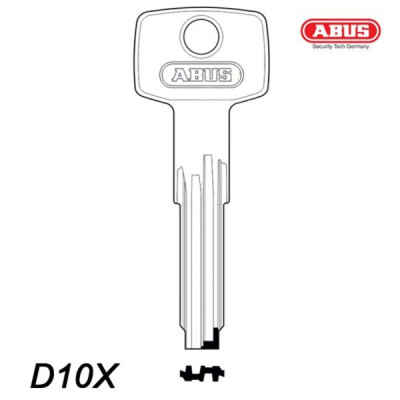 Abus 010 - klucz surowy - do wkładek D10X