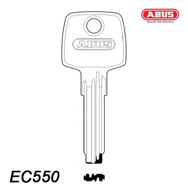 Abus 011 - klucz surowy - do wkładek EC550