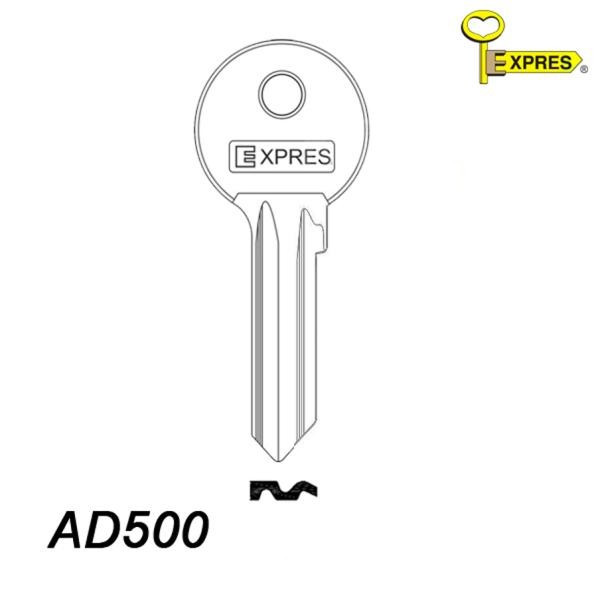 Expres 501 - klucz surowy stalowy - AD500