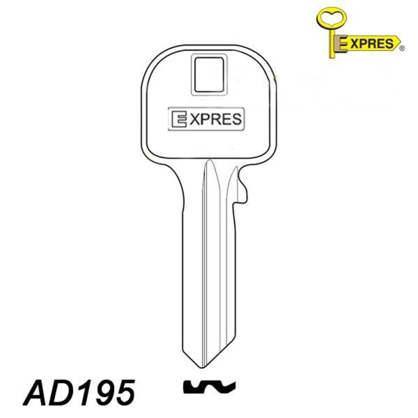 Expres 512 - klucz surowy stalowy - AD195