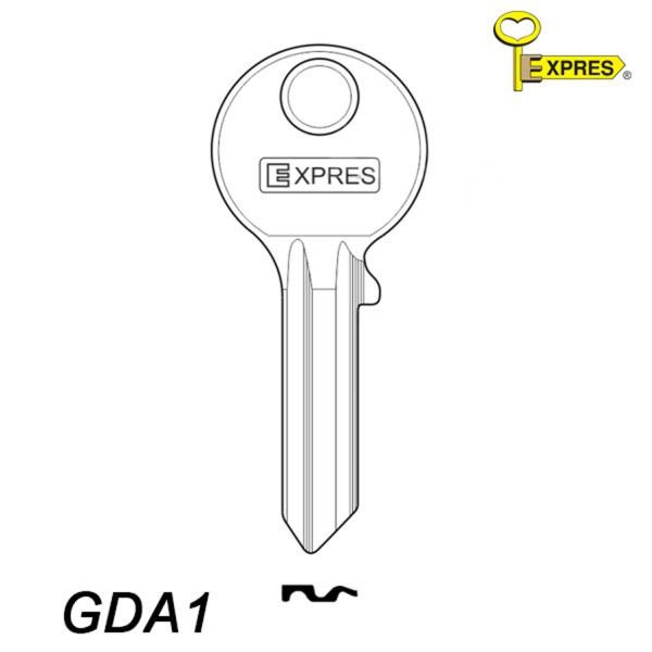 Expres 519 - klucz surowy stalowy - GDA1 1.9 mm