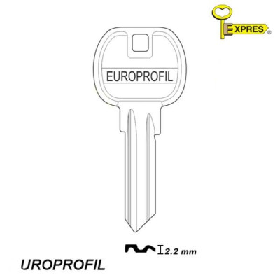 Expres 521 - klucz surowy stalowy - Europrofil kwadratowy 2.2