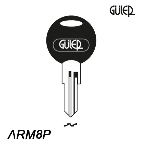 Mieszkaniowy 124 - klucz surowy mosiężny - Guler ARM8P