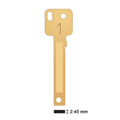 X-Key 001 - klucz do kalibracji gr. 2.45 mm