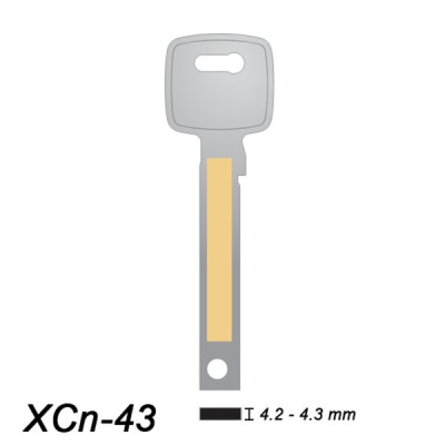 X-Key 007 - klucz surowy - XCn-43