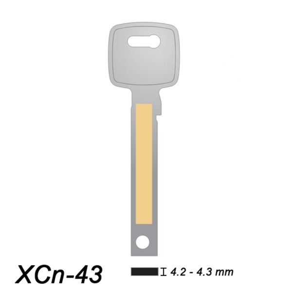 X-Key 007 - klucz surowy - XCn-43