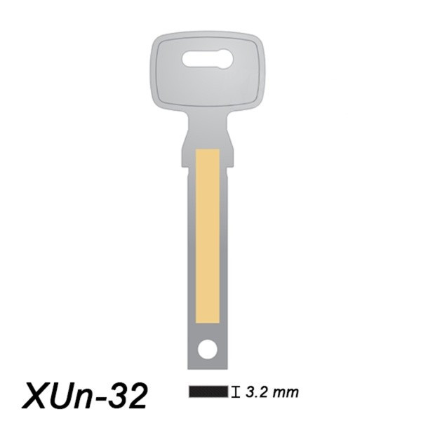 X-Key 011 - klucz surowy - XUn-32