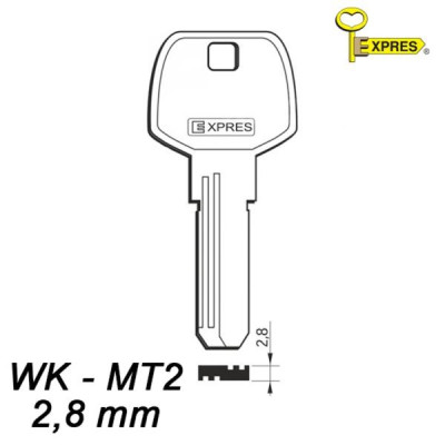Expres 146 - klucz surowy mosiężny - WK-MT2