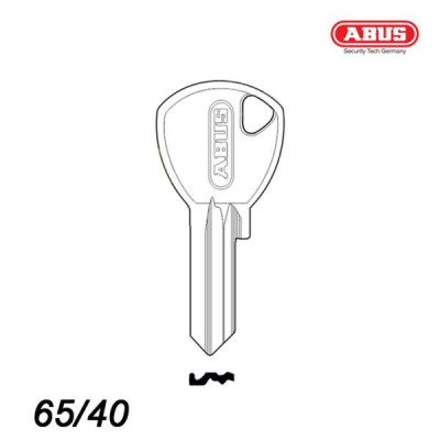 Abus 004 - klucz surowy - do kłódek 65/40 - prawy