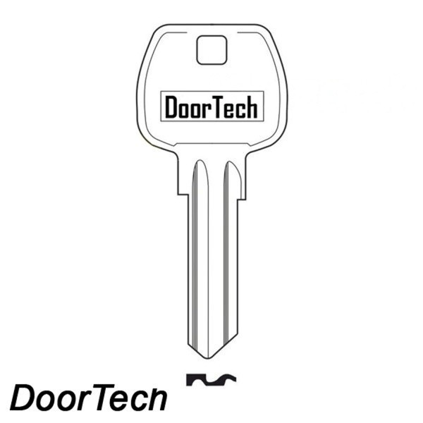 Mieszkaniowy 024 - klucz surowy mosiężny - Doortech