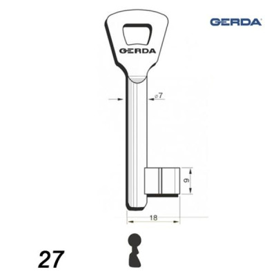 Numerowany Gerda 27 - klucz surowy