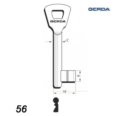 Numerowany Gerda 56 - klucz surowy