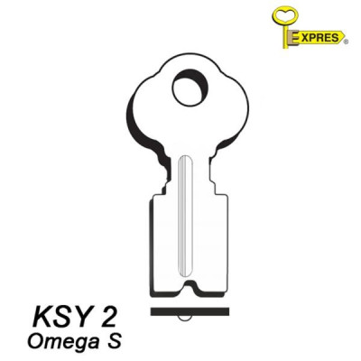 Płaski 002 - Omega S KSY2 - klucz surowy