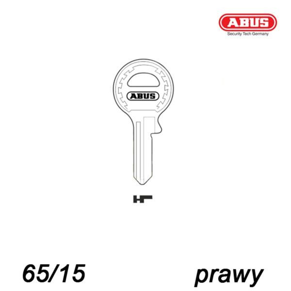 Abus 046 - klucz surowy - do kłódek 65/15 - prawy