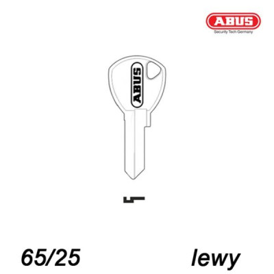 Abus 047 - klucz surowy - do kłódek 65/25 - lewy