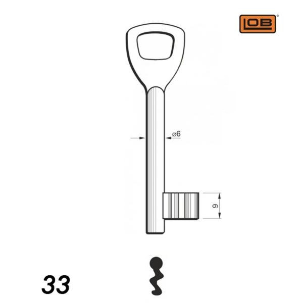 Numerowany Lob 33 - klucz surowy