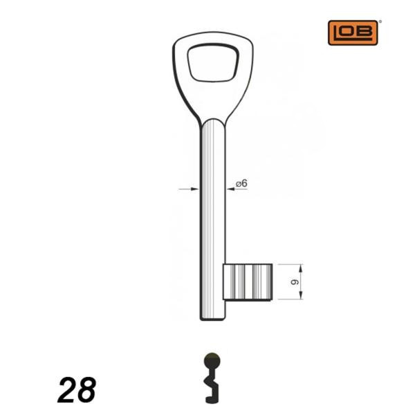 Numerowany Lob 28 - klucz surowy