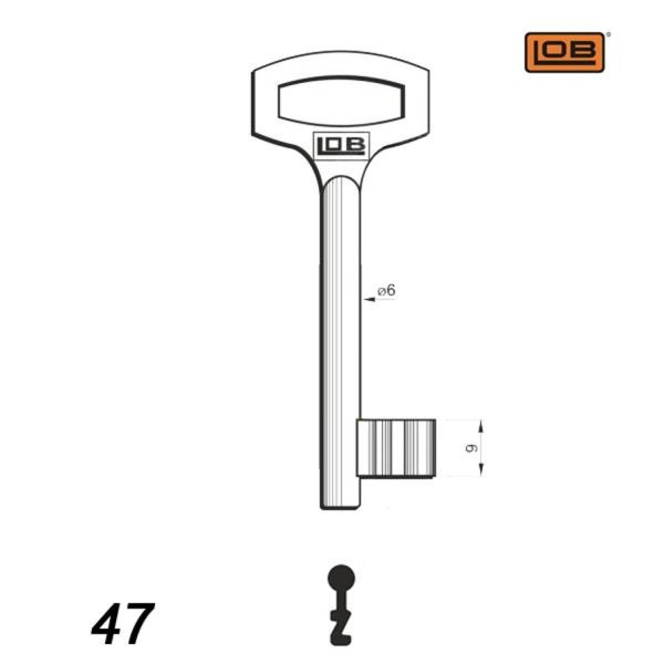 Numerowany Lob 47 - klucz surowy