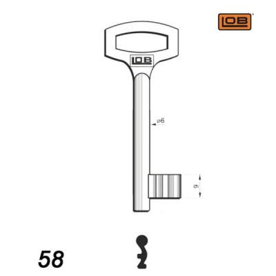 Numerowany Lob 58 - klucz surowy