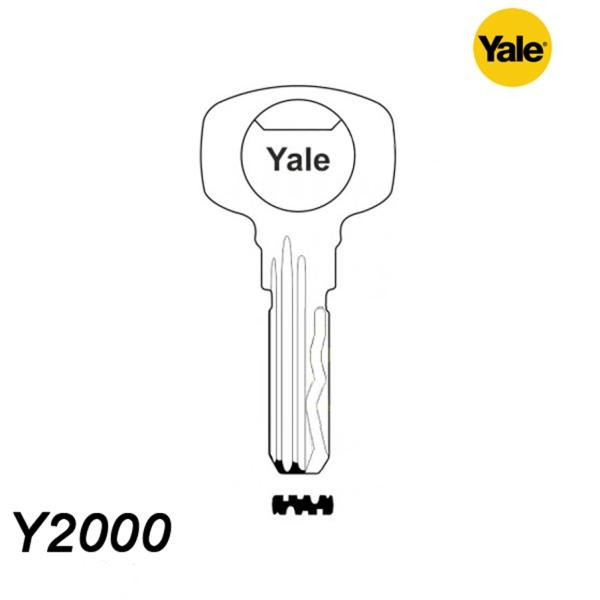 Mieszkaniowy 055 - klucz surowy mosiężny - Yale Y2000 ABE