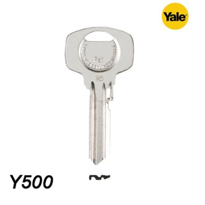 Mieszkaniowy 061 - klucz surowy mosiężny - Yale Y500
