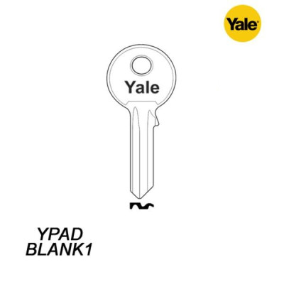 Mieszkaniowy 095 - klucz surowy mosiężny - Yale YPADBLANK 1