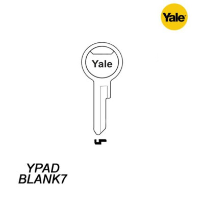 Mieszkaniowy 100 - klucz surowy mosiężny - Yale YPADBLANK 7