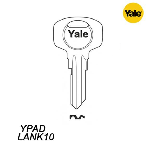 Mieszkaniowy 103 - klucz surowy mosiężny - Yale YPADBLANK 10