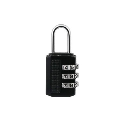 Kłódka CAM 051 - 8020 - kłódka pałąkowa aluminiowa szyfrowa - czarna
