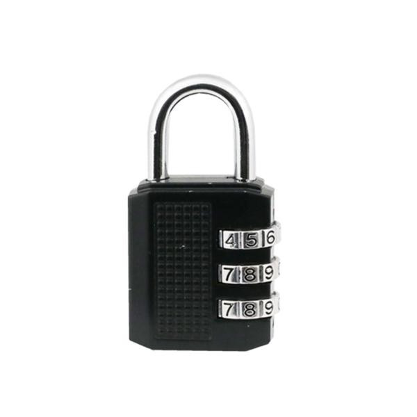 Kłódka CAM 053 - 8022 - kłódka pałąkowa aluminiowa szyfrowa - czarna