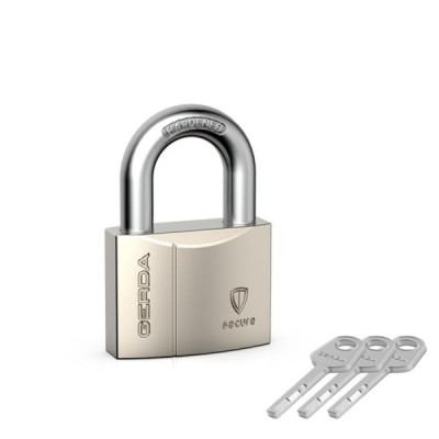 Kłódka Gerda 221 - Secure KSWS S40 - kłódka pałąkowa wzmocniona niklowana - blister