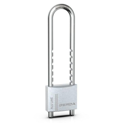 Kłódka Gerda 259 - Alu Line Kap S50 - kłódka aluminiowa z regulowanym pałąkiem H60-150, blister