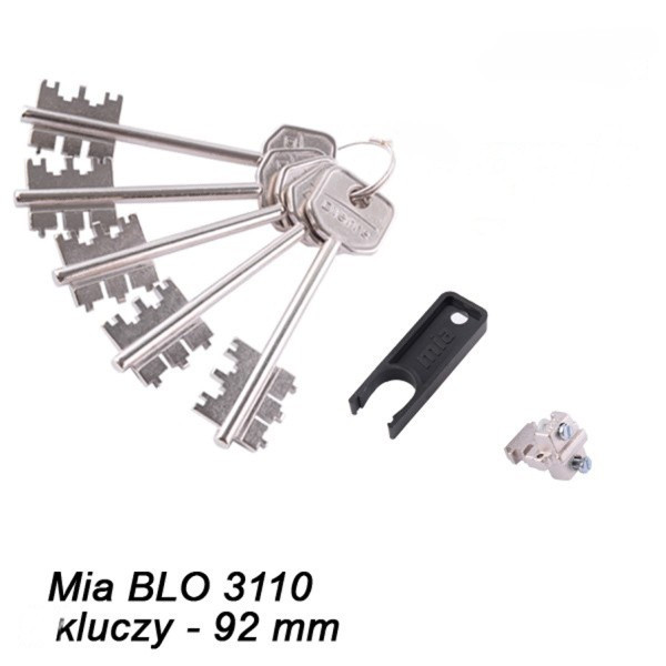 Wkładka Dierre 002 - Mia BLO 3110 - 5 kluczy 92 mm