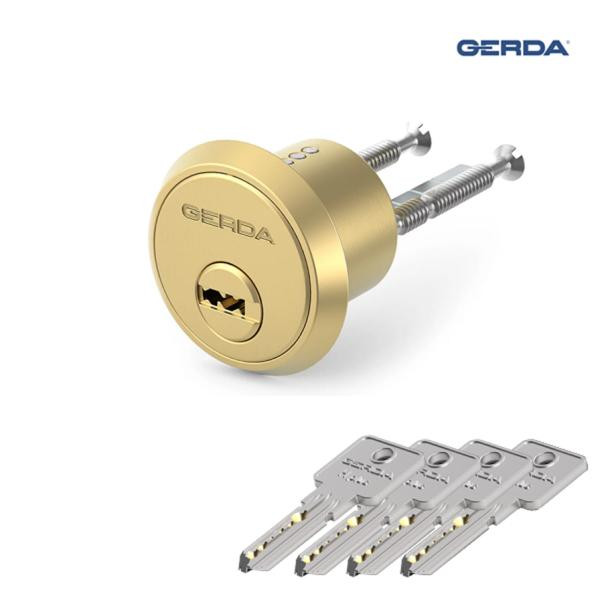 Wkładka Gerda 606 - RIM H Plus cylindryczna 30 mosiądz