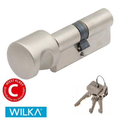 Wkładka Wilka 109 - K423 z gałką 30G/45 nikiel