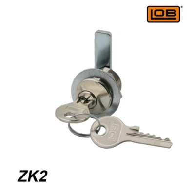 Zamek Lob 001 - ZK21 - kasetowy kołeczkowy niklowany