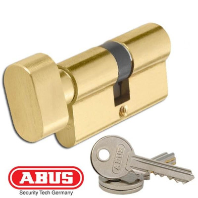 Wkładka Abus 105 - KE45 z gałką 30G/30 mosiądz matowy