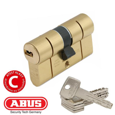 Wkładka Abus 220 - D10 40/50 mosiądz matowy
