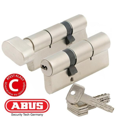 Wkładka Abus 303 - D10 30/55 + KD10 55G/30 w systemie 1 klucza nikiel perłowy