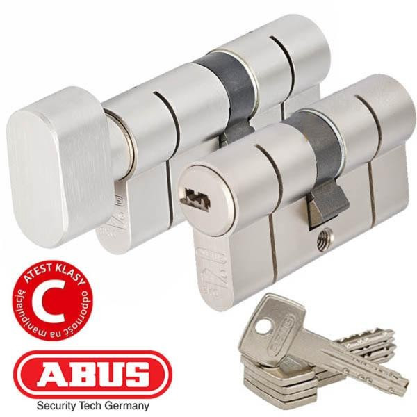 Wkładka Abus 307 - D10 40/50 + KD10 50G/40 w systemie 1 klucza nikiel perłowy