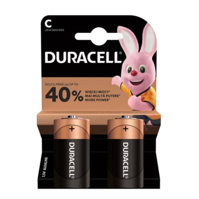 Bateria Duracell - C - LR14 - 2 szt. - blister