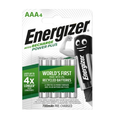 Akumulator Energizer - 700mAh - AAA - HR03 - 4 szt. - blister